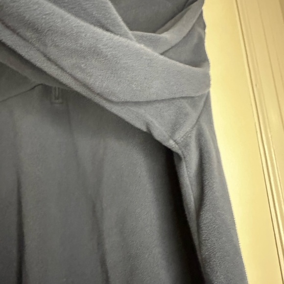 LL Bean 1/4 Zip Polar Fleece Pullover Jacket Men's XL Navy Blue. Soft Zip Pocket - Picture 10 of 11